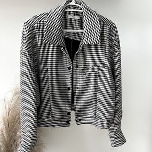 Mango checkered jacket